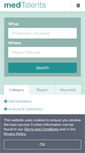 Mobile Screenshot of medtalents.ch